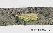 Satellite Panoramic Map of May Mine, darken, semi-desaturated