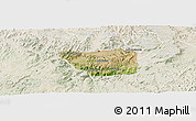 Satellite Panoramic Map of May Mine, lighten