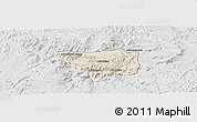 Shaded Relief Panoramic Map of May Mine, lighten, desaturated