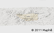 Shaded Relief Panoramic Map of May Mine, lighten, semi-desaturated
