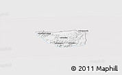 Silver Style Panoramic Map of May Mine, single color outside