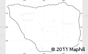 Blank Simple Map of May Mine, cropped outside, no labels