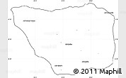 Blank Simple Map of May Mine, cropped outside