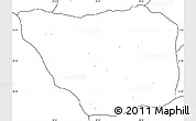 Blank Simple Map of May Mine, no labels