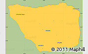 Savanna Style Simple Map of May Mine, single color outside