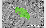 Political Map of Mendefera, desaturated