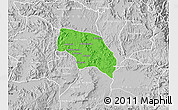 Political Map of Mendefera, lighten, desaturated