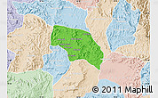 Political Map of Mendefera, lighten