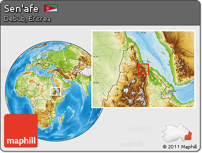 Physical Location Map of Sen'afe