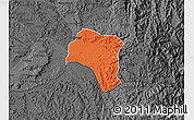 Political Map of Tsorena, darken, desaturated