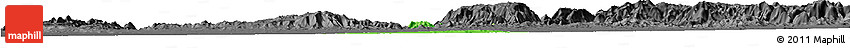 Political Horizon Map of Akurdet, darken, desaturated