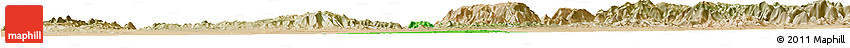 Political Horizon Map of Akurdet, satellite outside