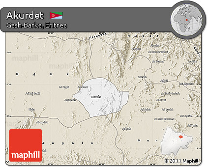 Classic Style Map of Akurdet