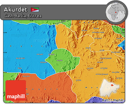 Political Map of Akurdet