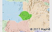 Political Map of Akurdet, lighten