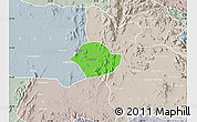 Political Map of Akurdet, lighten, semi-desaturated