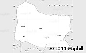 Silver Style Simple Map of Dghe