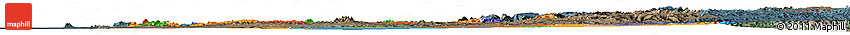 Political Horizon Map of Gash-Barka, darken, semi-desaturated