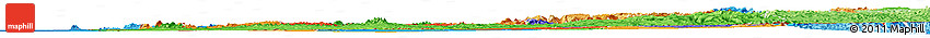 Political Horizon Map of Gash-Barka, political shades outside