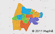 Political Map of Gash-Barka, cropped outside