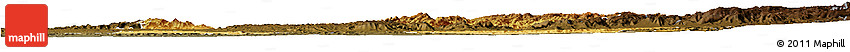 Physical Horizon Map of Shambiko, darken