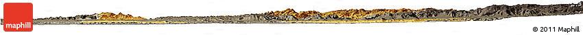 Physical Horizon Map of Shambiko, darken, semi-desaturated