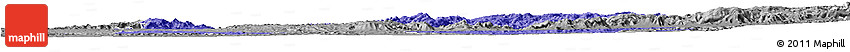Political Horizon Map of Shambiko, desaturated
