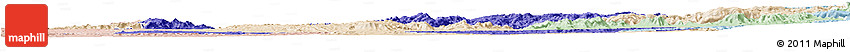 Political Horizon Map of Shambiko, lighten