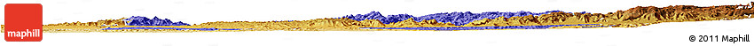Political Horizon Map of Shambiko, physical outside