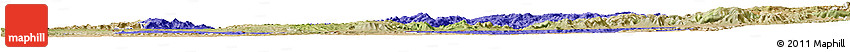 Political Horizon Map of Shambiko, satellite outside
