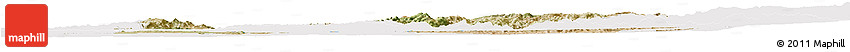 Satellite Horizon Map of Shambiko, cropped outside