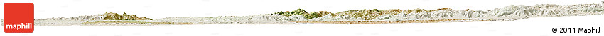Satellite Horizon Map of Shambiko, lighten