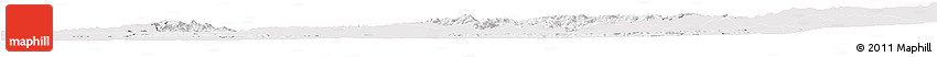Silver Style Horizon Map of Shambiko, single color outside