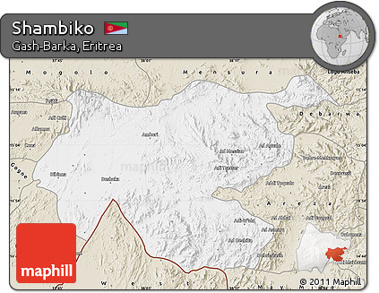 Classic Style Map of Shambiko