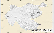 Classic Style Map of Shambiko, single color outside