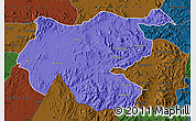 Political Map of Shambiko, darken