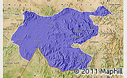 Political Map of Shambiko, satellite outside