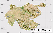 Satellite Map of Shambiko, cropped outside