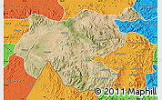 Satellite Map of Shambiko, political outside