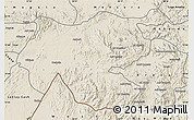 Shaded Relief Map of Shambiko