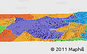 Political Panoramic Map of Shambiko