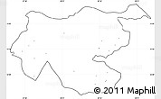 Blank Simple Map of Shambiko, cropped outside, no labels