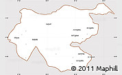 Classic Style Simple Map of Shambiko, cropped outside