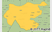 Savanna Style Simple Map of Shambiko