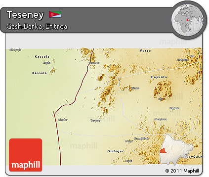 Physical 3D Map of Teseney