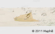 Satellite Panoramic Map of Teseney, lighten