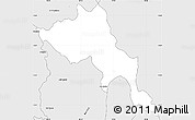 Silver Style Simple Map of Serejeka