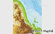 Physical 3D Map of N. Red-Sea