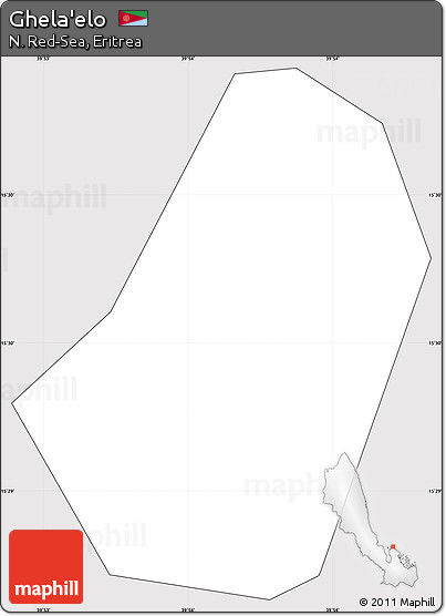 Silver Style Simple Map of Ghela'elo, cropped outside