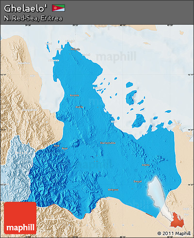 Political Map of Ghelaelo', lighten